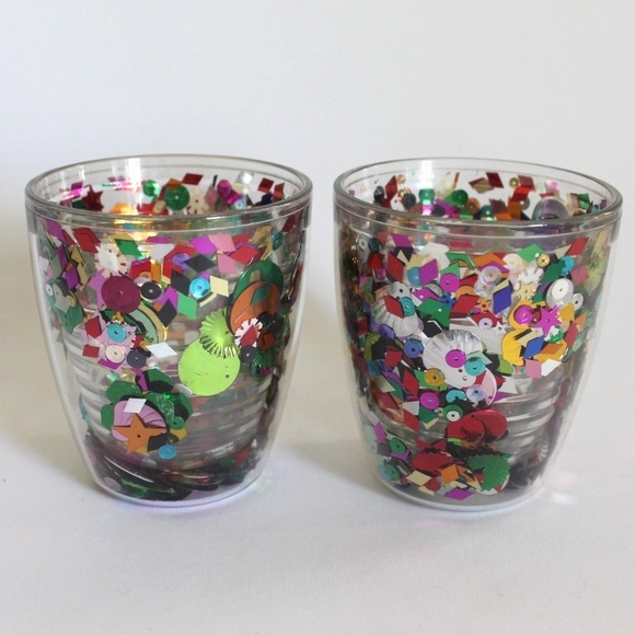 Tervis Other - Rare Vintage Tervis Confetti Glitter Tumblers